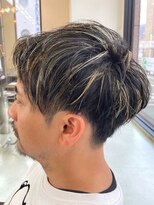 ランズ(LANDS) メンズカット メッシュカラー【韓国ヘア 大阪 梅田】