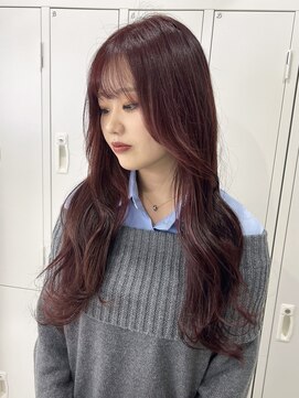 スウィープ(sweep) ボルドーカラー/ロング