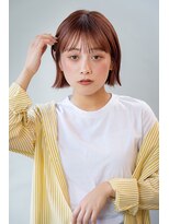 アーツオファ 町田(arts ofa)&nbsp;【artsofa町田】アプリコットオレンジ/切りっぱなしボブ