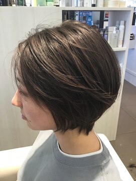 ジュイール 武蔵村山店(jouir) ショートカット前下がりボブショートボブグレージュカラー30代