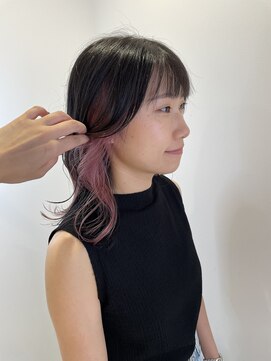 ルイマダーナ 栄店(LOUIMADNA) ピンクイヤリングカラー