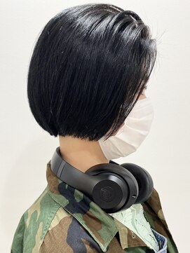 モリオフロムロンドン 松戸店(Morio from London) 【モリオ松戸　石山】黒髪ボブミニボブコンパクトボブ前髪無し