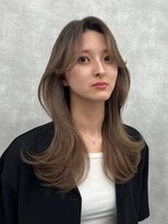 クイーン バイ ノイズ 西院(QUEEN by noism)&nbsp;大人可愛い20代30代40代小顔ウルフレイヤーロング