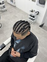 ダムディートウキョウ 心斎橋店(DAMDEE TOKYO)&nbsp;ブラックヘア(コーンロウ)