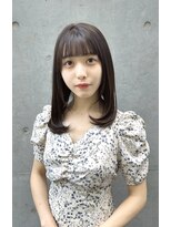 大人可愛いミディアムストレート【銀座】20代30代40代50代
