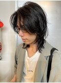 【ステップボーンカット】メンズロングパーマ