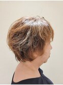 30代40代50代60代×ツーブロックショートレイヤー