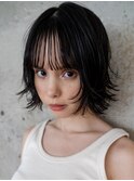 イメチェン外ハネボブ美髪のススメワイドバング