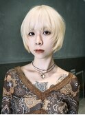 【macana指名】ウルフショートボブレイヤーケアブリーチ