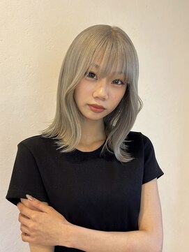 カラースタンド(COLOR STAND) ヘーゼルベージュミルクティーベージュハイトーン韓国風レイヤー