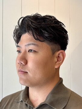 メンズココ 清澄白河店(MENS COCO) ビジネスショート/フェザーパーマ/ニュアンスパーマ/フェード