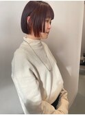 ボブ×小顔見せ前髪