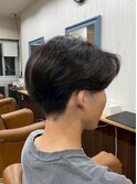 緩めの自然なパーマ