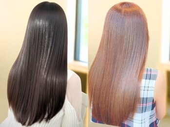 ジプソ 池袋西口(Gypso)の写真/顔周りまで綺麗に見える！カラーや縮毛矯正と同時施術◎髪が健康的になる"うるツヤ"髪質改善トリートメント