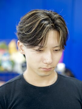 ボブ 金沢(BOB) 10代20代センターパートハイライトメッシュバレイヤージュ