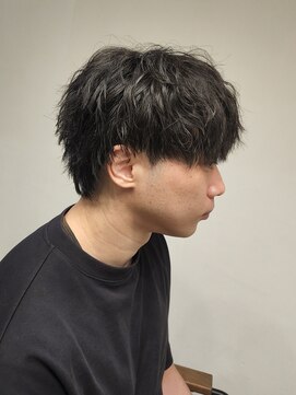 ニアウ 伊勢崎連取店(Niau) マッシュウルフ波巻きツイストスパイラルパーマ