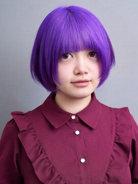 ブルーランダーカラー派手髪推し活オタ活推しカラーハイトーン