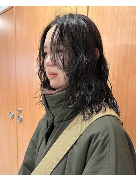 テンション(tension) スパイラルパーマボブレイヤーカット札幌駅大通駅バスセンター