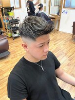 ヘアスタジオ ロメオ(hair studio Romeo)&nbsp;ジェットフェードハイライトホワイトメッシュ