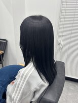 ニル 柏の葉(Nil) ロング/ブルーブラック/カラー/アッシュ/暗髪/艶カラー