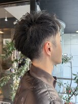 ゼストソエル(ZEST soell)&nbsp;ツーブロック　アップバングショート　men's【立川/soell/水島】