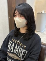 セライロ 千葉(celilo)&nbsp;ミディアムレイヤー 地毛風カラー【momoka】