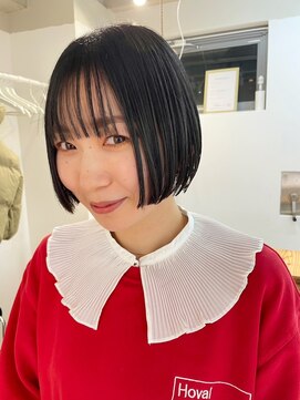  fit stand 千葉/ショートボブ/カット/パーマ/ダブルカラー/トリートメント/縮毛矯正 イメチェン/ピンクベージュ/アンブレラカラー[千葉]