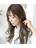 【頭の汗・皮脂が気になる方】カット+オーガニックカラー+ヘッドスパ 9900円