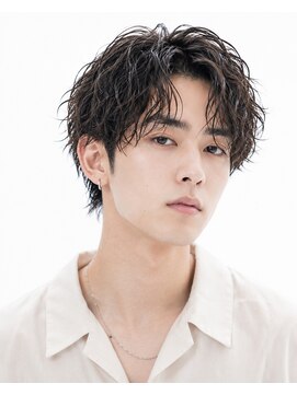 ニアウ 新宿(Niau) 新宿/Men's/眉毛/ニュアンスパーマ/メンズパーマ/シャドウパーマ