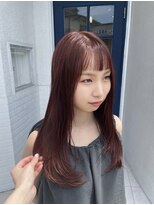 ニコヘアデザイン(nico hair design)&nbsp;【レッドブラウン】レイヤーカット/シャギーレイヤー