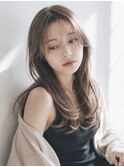 バタフライレイヤー×韓国風ロングスタイル×オトナ艶髪