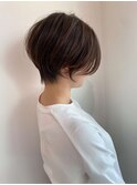 ショートカット×ひし形ショートボブ×前髪あり20代30代40代　a