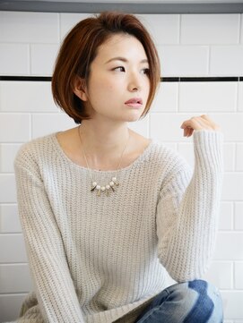 ヘアアンドメイク アース 入間店(HAIR&MAKE EARTH) オンナ度UP!骨格矯正ボブ【EARTH入間店】