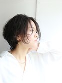 大人かわいい☆20代30代スタイリング簡単無造作ひし形ウルフボブ