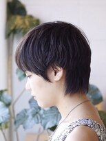 リラ ヘア サロン(rela hair salon)&nbsp;透明感ブラック×美シルエットショート