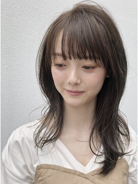 ソアヘアー(Soar hair) 【外国人風】ミディアムレイヤー×マットアッシュ