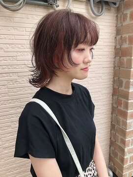 ヘアメイクエイト 丸山店(hair make No.8) ◆担当：岩切祐樹◆マッシュウルフ×インナーカラー