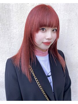 リール(rire) orange pink color