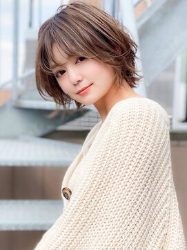 アグ ヘアー アイランド 淡路島洲本店(Agu hair Island) 《Agu hair》スタイリングが可愛い★外ハネショート