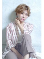 クシュ 所沢東口店(kusyu...) ビタミンカラー×短め前髪×パンク×グランマッシュ×バイカラー