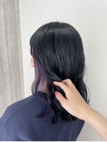 シエル 立川店(CIEL)&nbsp;イヤリングカラー×パープルブルー【CIEL×maki】