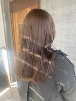 ハグ 横浜(HUG)&nbsp;＊ピンクベージュカラー×レイヤーカット＊