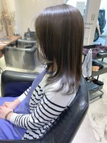 シェル 国分寺(shell)&nbsp;オリーブアッシュ×髪質改善ストレート