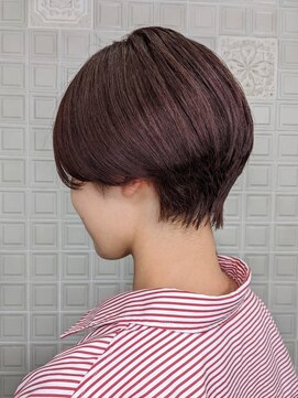 トリエラ 池袋(TRIELA) ひし形ショート×ピンクブラウン