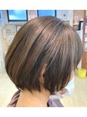 酸性ストレート◎グレージュアッシュ