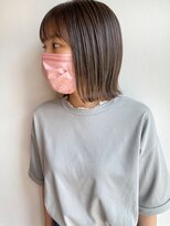ツイギー 宮西店(TWiGGY)&nbsp;透明感グレージュに外ハネボブ