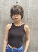 大人かわいいショートボブ 美髪 ネビージュ