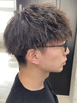 フイ 代々木(Hui)&nbsp;束感メンズショート/ツーブロック/ツイストスパイラル/波巻き