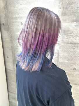 サラビューティーサイト 志免店(SARA Beauty Sight) 20代30代伸ばしかけミディアム/デザインカラー☆山之内