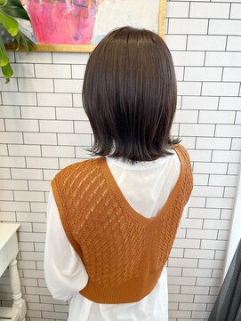 リール(THE RIRE.) ＊THE  RIRE.  切りっぱなしボブ×モカブラウン＊